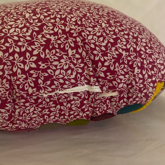 Throw Pillow Patchwork Owl Mulicolored - Picture 3 of 3